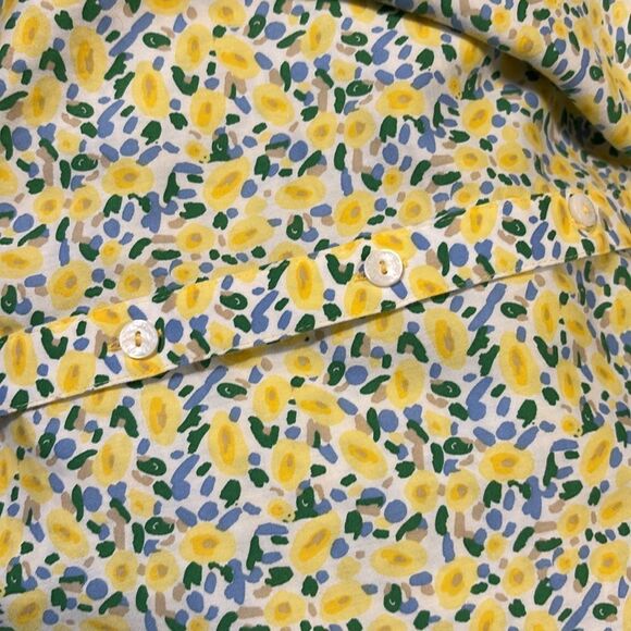 Foxcroft Size 16 Wrinkle Free 3/4 Sleeve floral blouse.  Like new - Picture 10 of 10